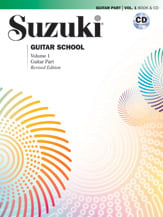 Suzuki Guitar School No. 1-Guitar Part Guitar and Fretted sheet music cover